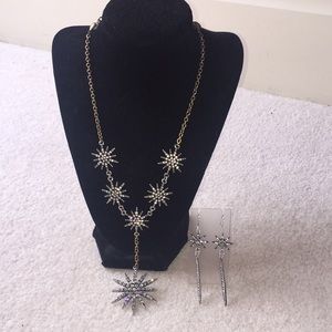 Custom made necklace with earrings